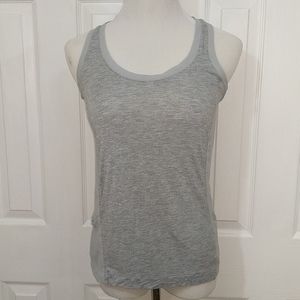 Calvin Klein Gray Tank Top, Racerback, Active Size XS